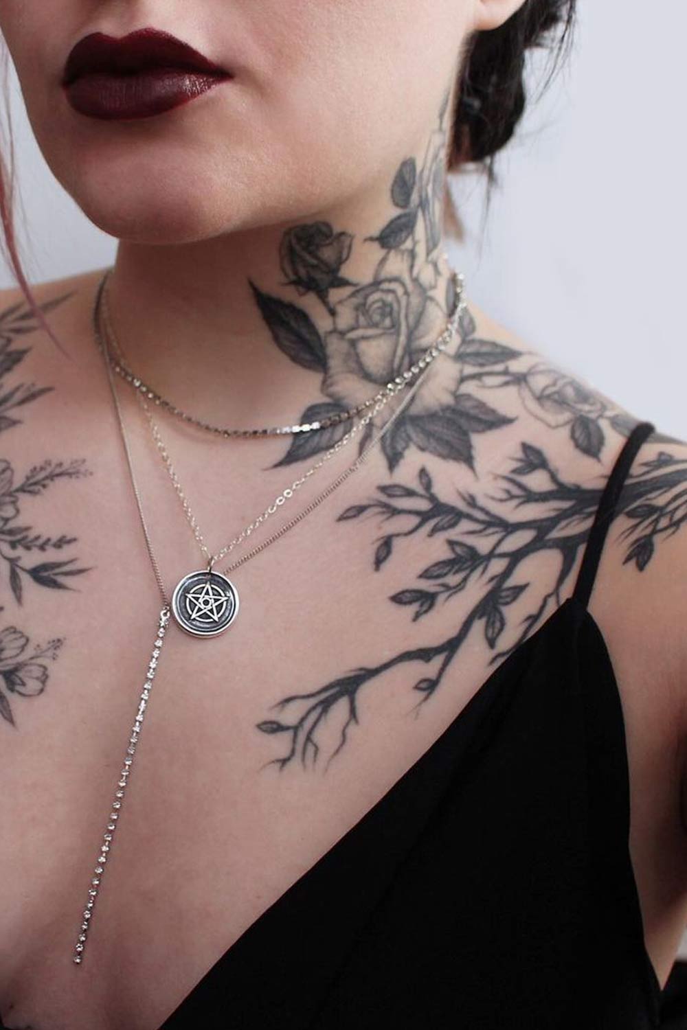 70 Coolest Neck Tattoos for Women in 2023  Saved Tattoo