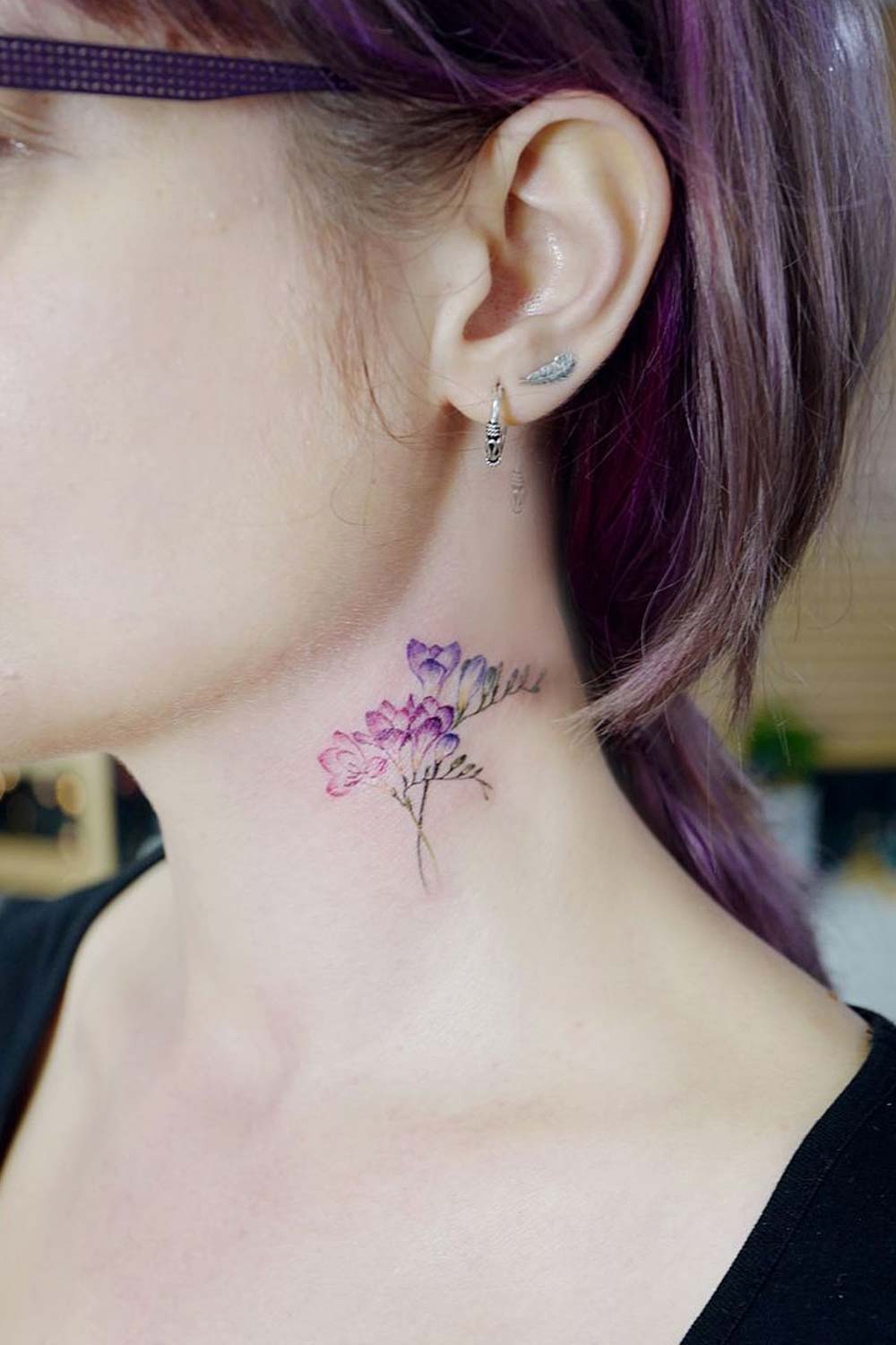 Neck Tattoos For Women Ideas  Meanings