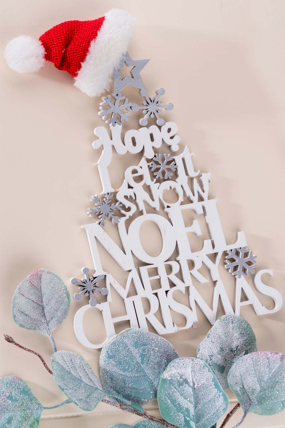 Wooden Christmas Lettering
