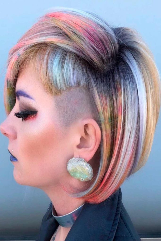 Monochromatic And Multilayered Bob With Undercut