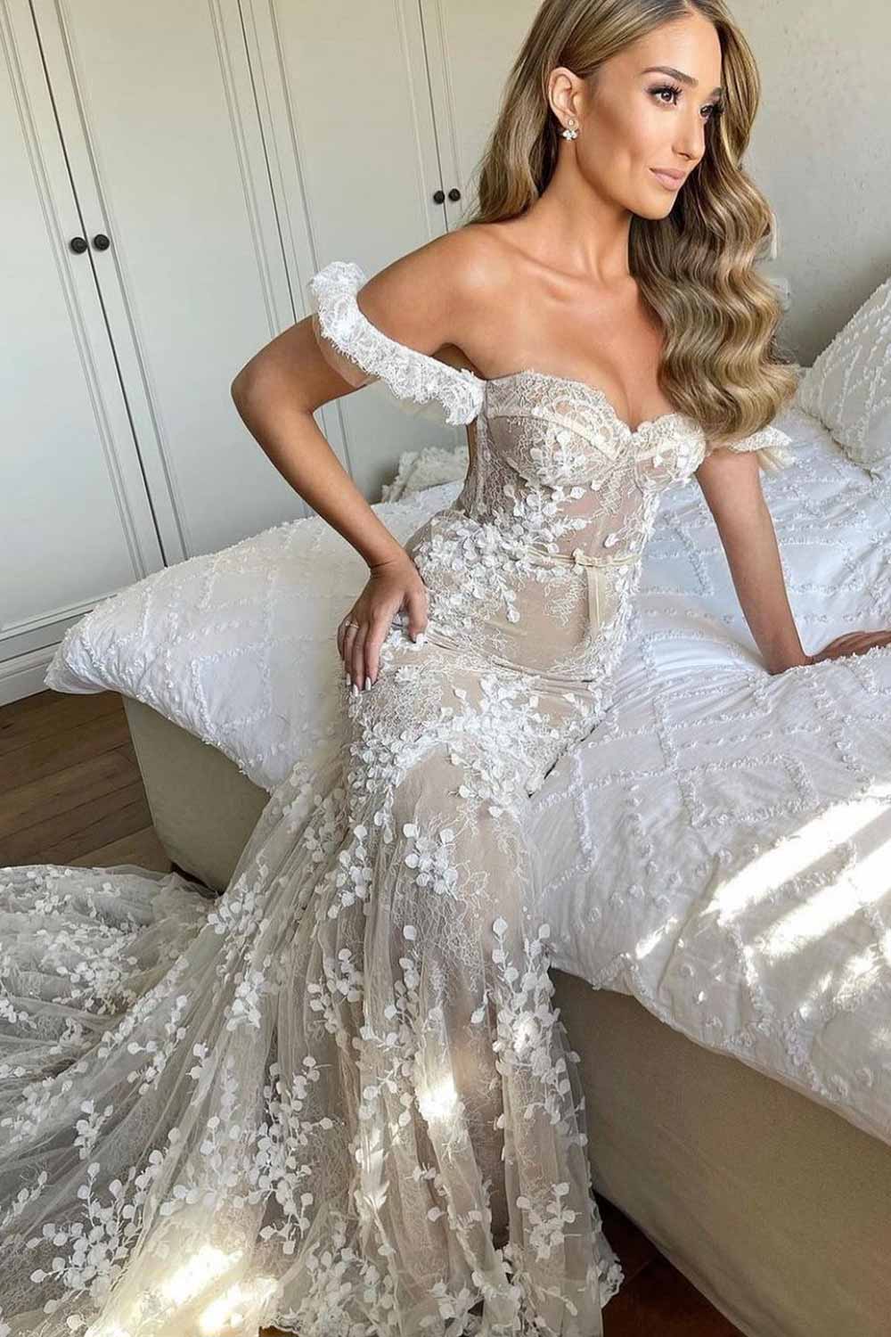 Mermaid Dress Design for Beach Wedding