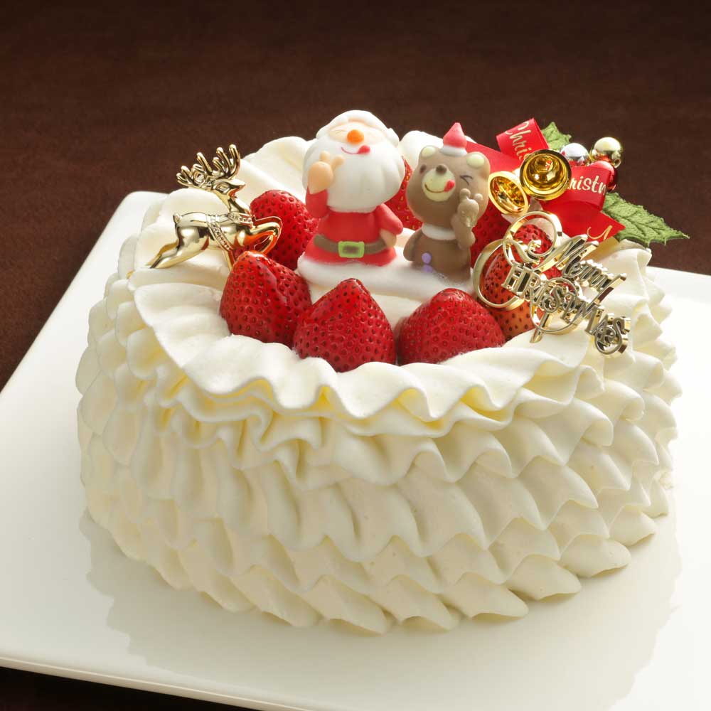 Christmas Cake Design with Santa