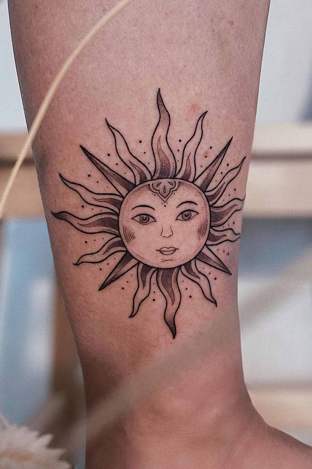 67 Cheery Simple Sun Tattoo Ideas [2024 Inspiration Guide]