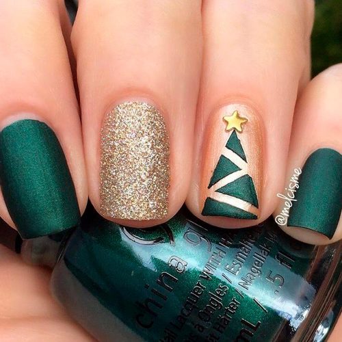 Christmas Tree Nail Designs