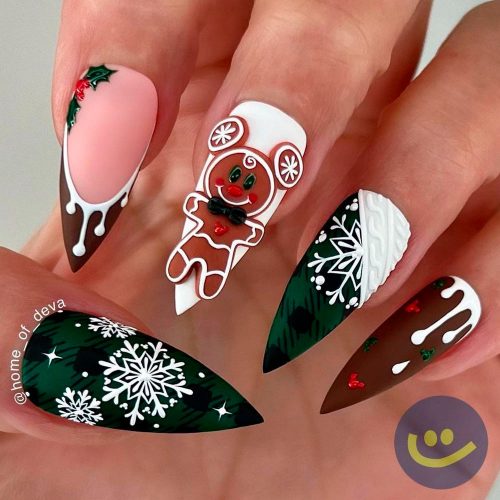 Christmas Patterns For Winter Mani