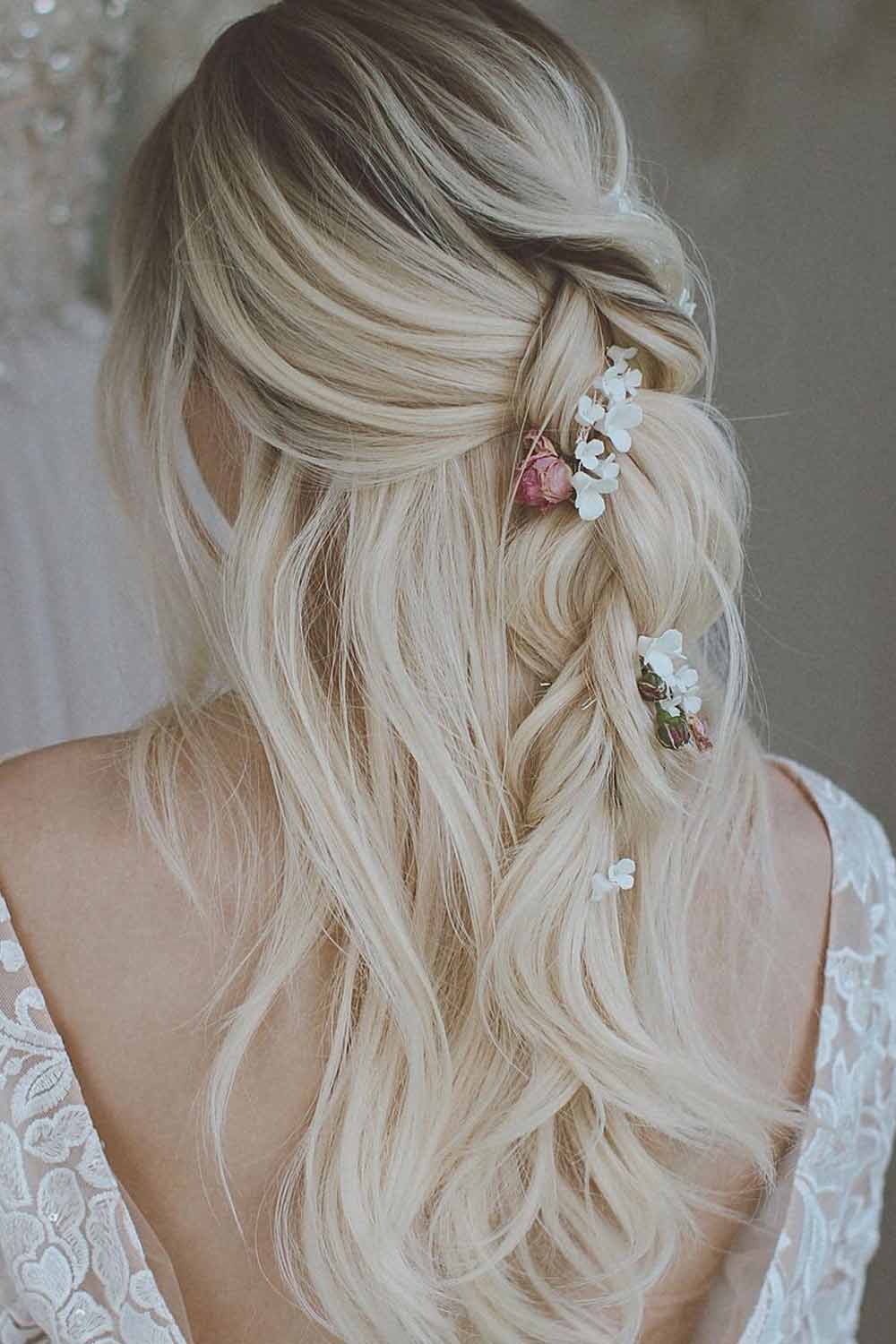 Long Braided Hairstyle with Accessories