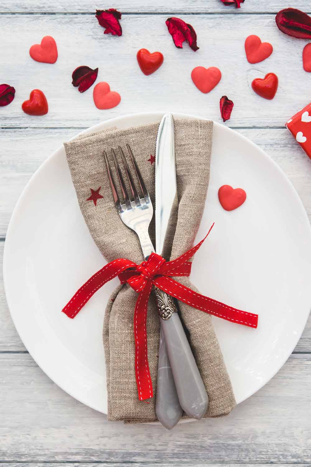 Valentines Day Napkin Decoration for Table