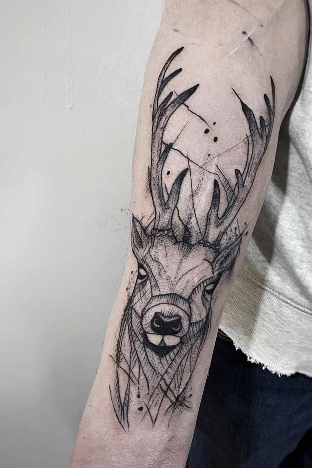 Desenhos de tatuagem de veado