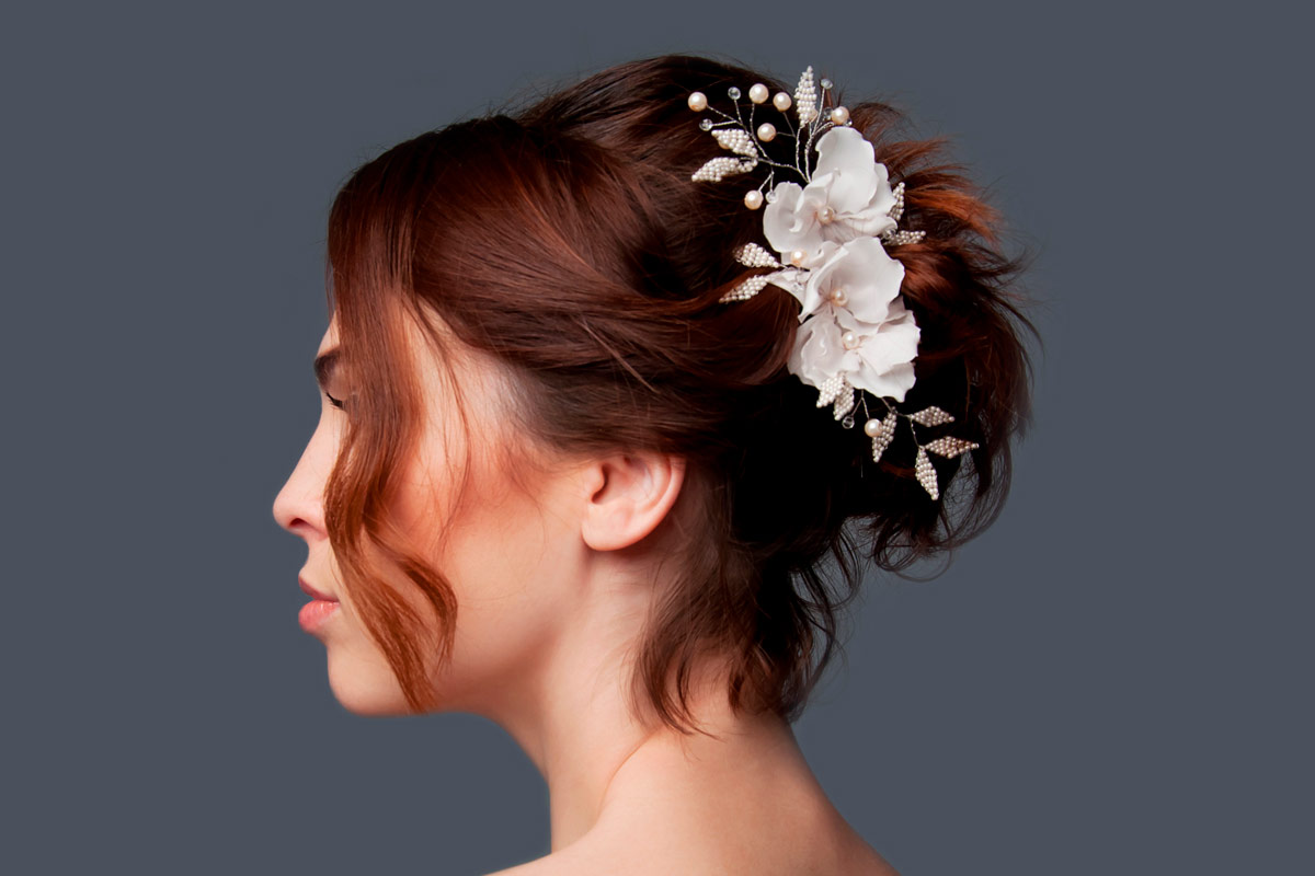 10 Pretty Wedding Hairstyles for Short-Haired Brides - Wedded Wonderland