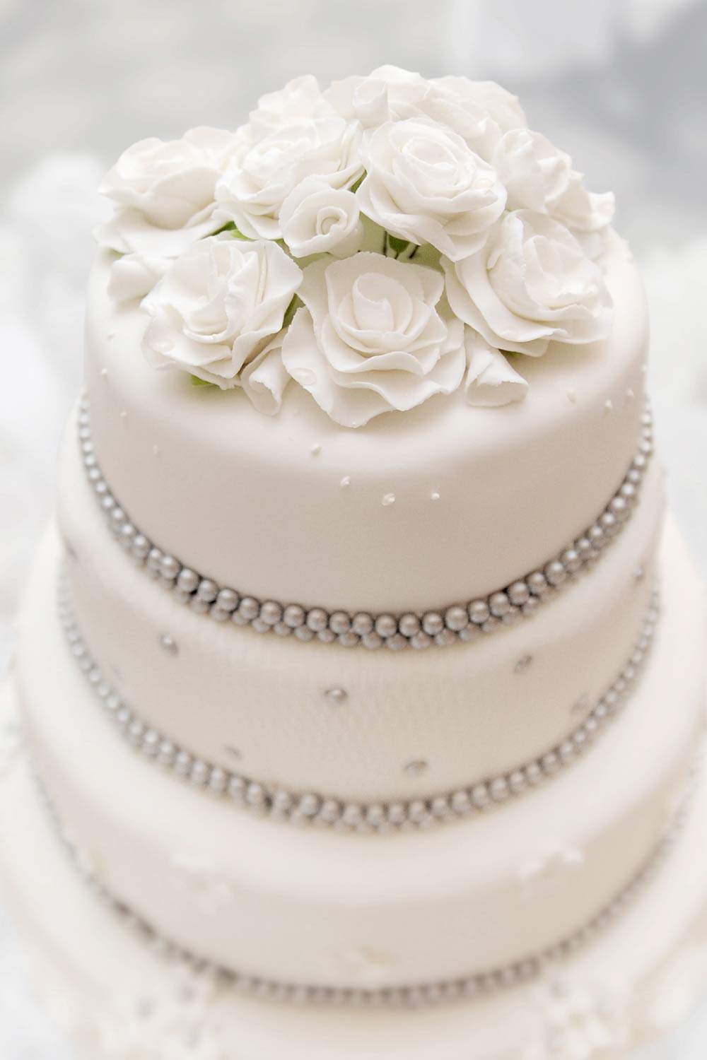 White Wedding Cake Idea