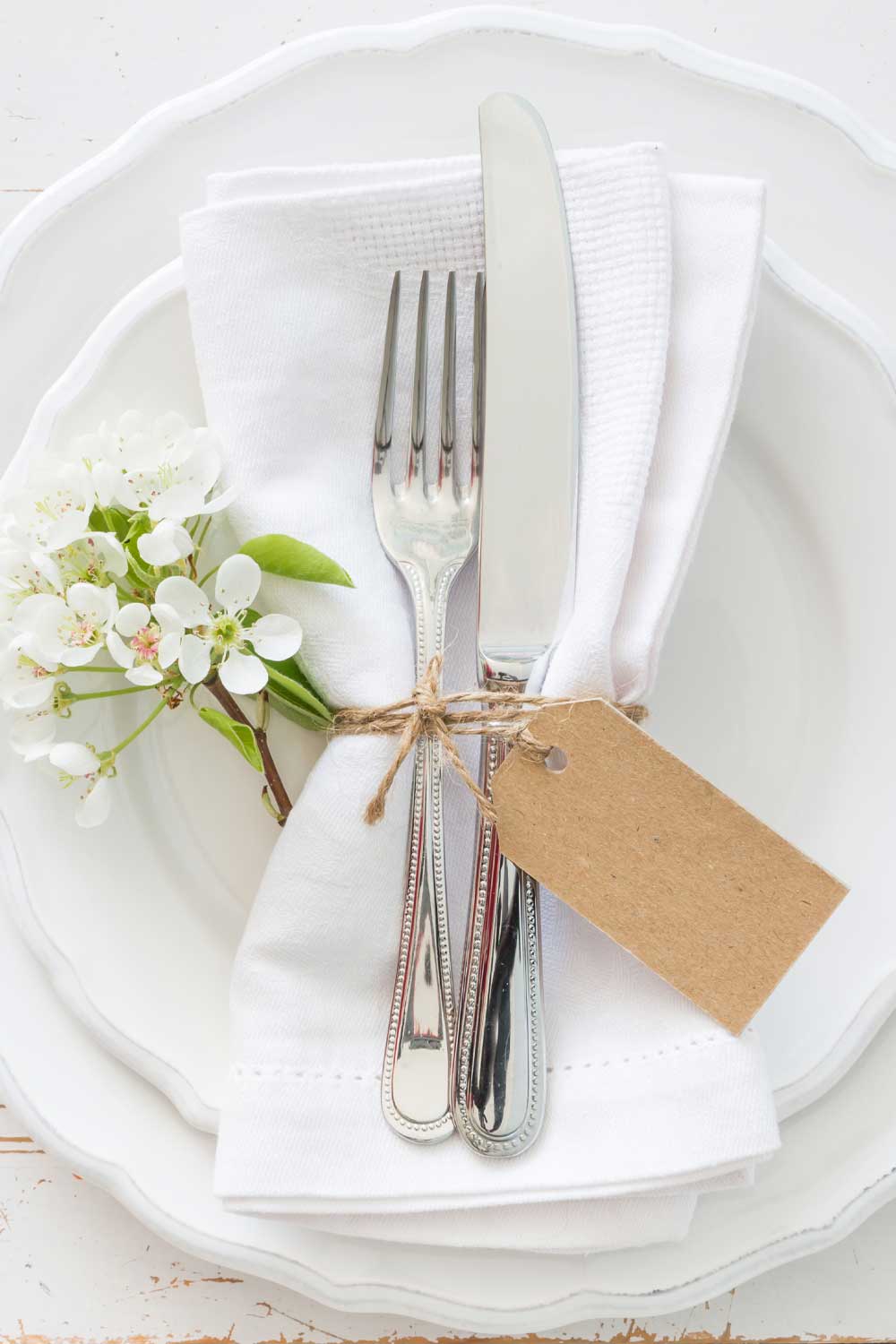 Napkins with Flowers