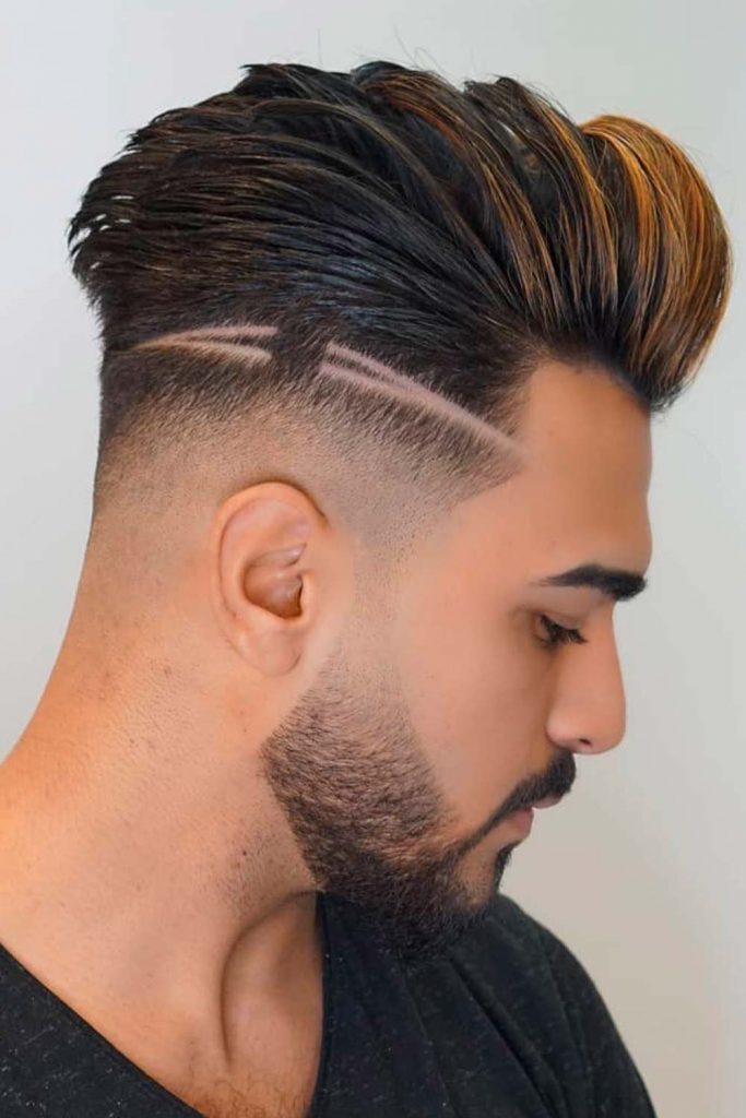 Combed-Back Faux Hawk