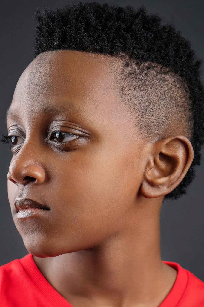 cool haircuts for black boys with short hair