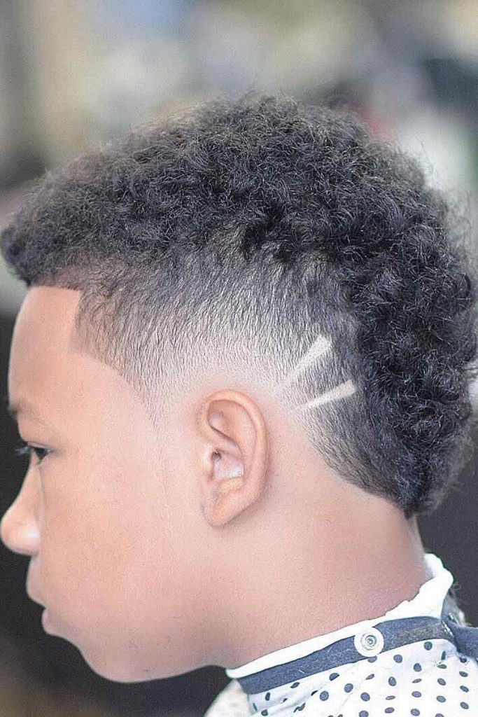 mohawk haircut for black kids