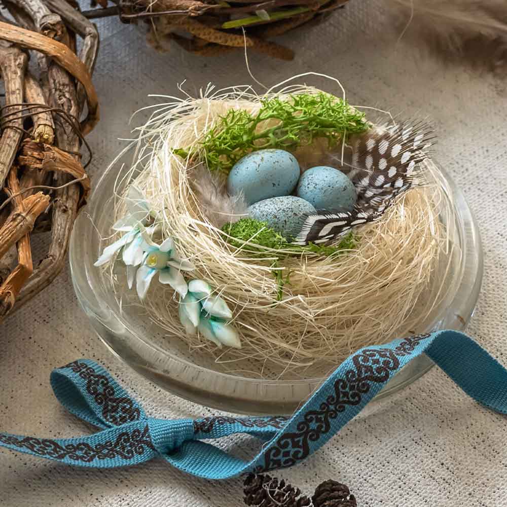 Easter Eggs Nest Decoration Idea