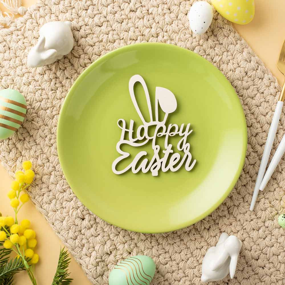 Easter Table Lettering Decoration