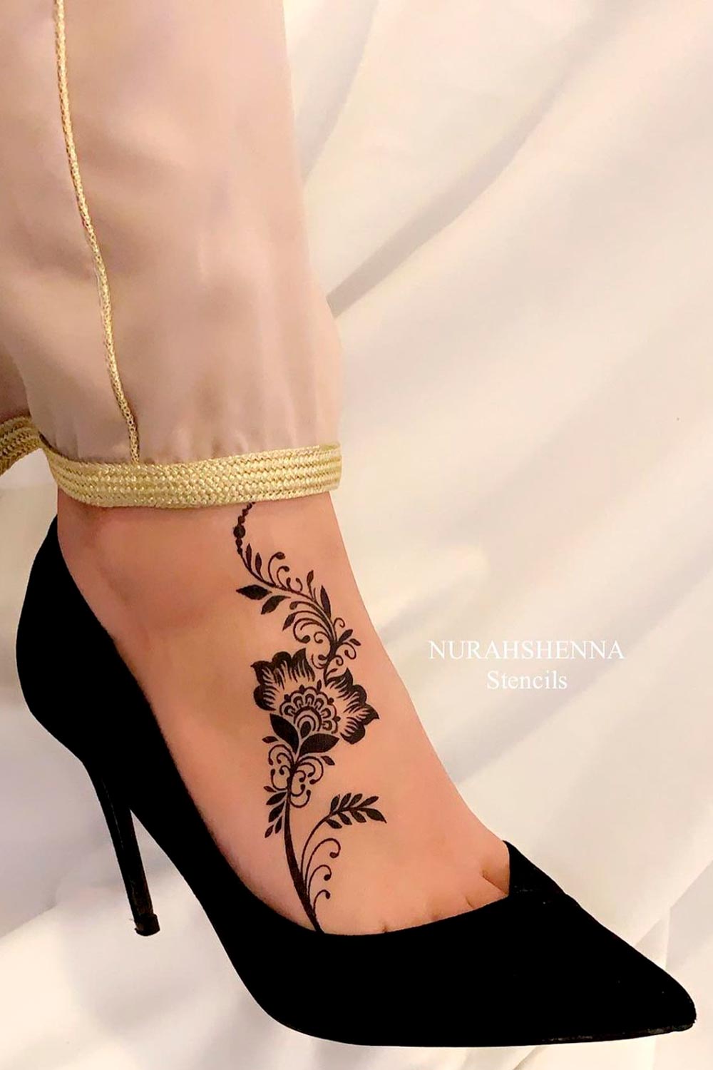 Feet With Henna Patterns