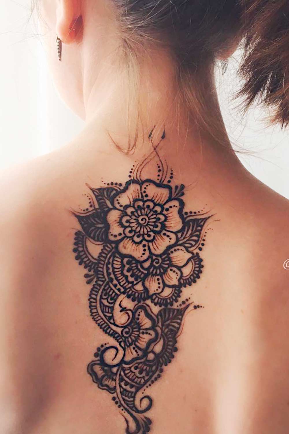 Back Henna Tattoo Designs
