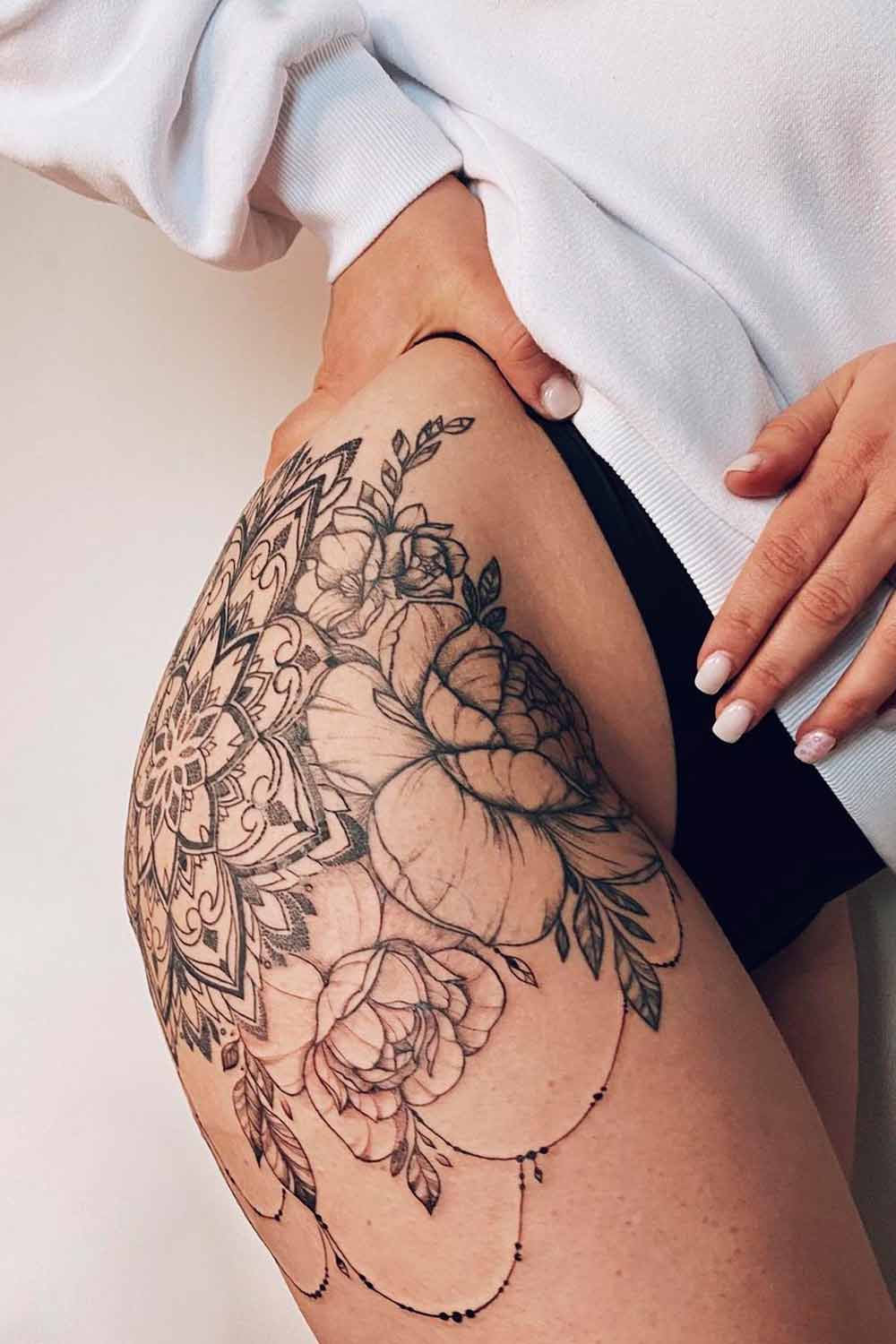 Lower body Henna Tattoo