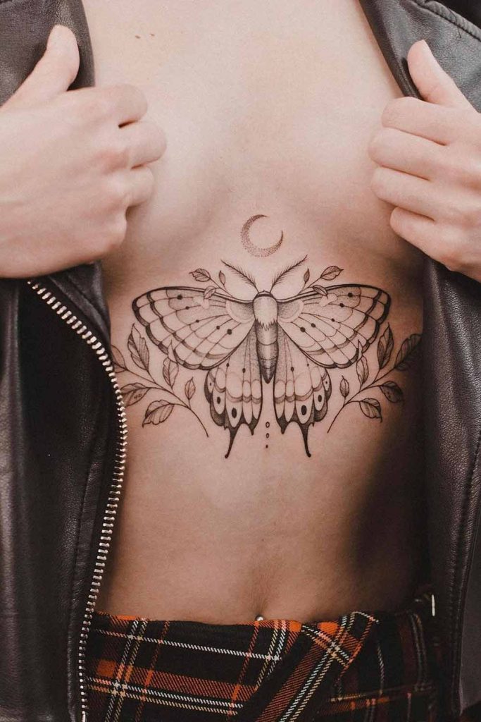 45 of the Best Sternum Tattoos Out There for Women