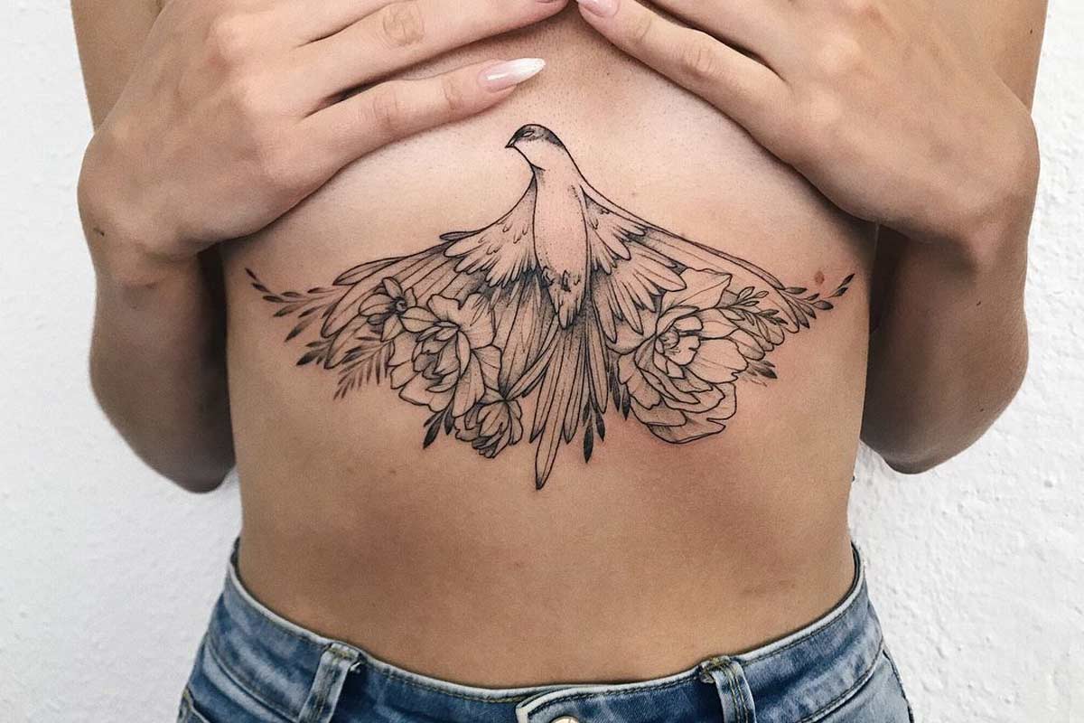 50 Of The Prettiest Sternum Tattoos