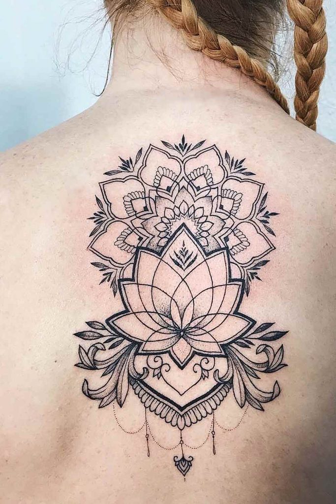 Mandala Back Tattoo Orangetattooshop Mandala Back Tattoo Orangetattooshop