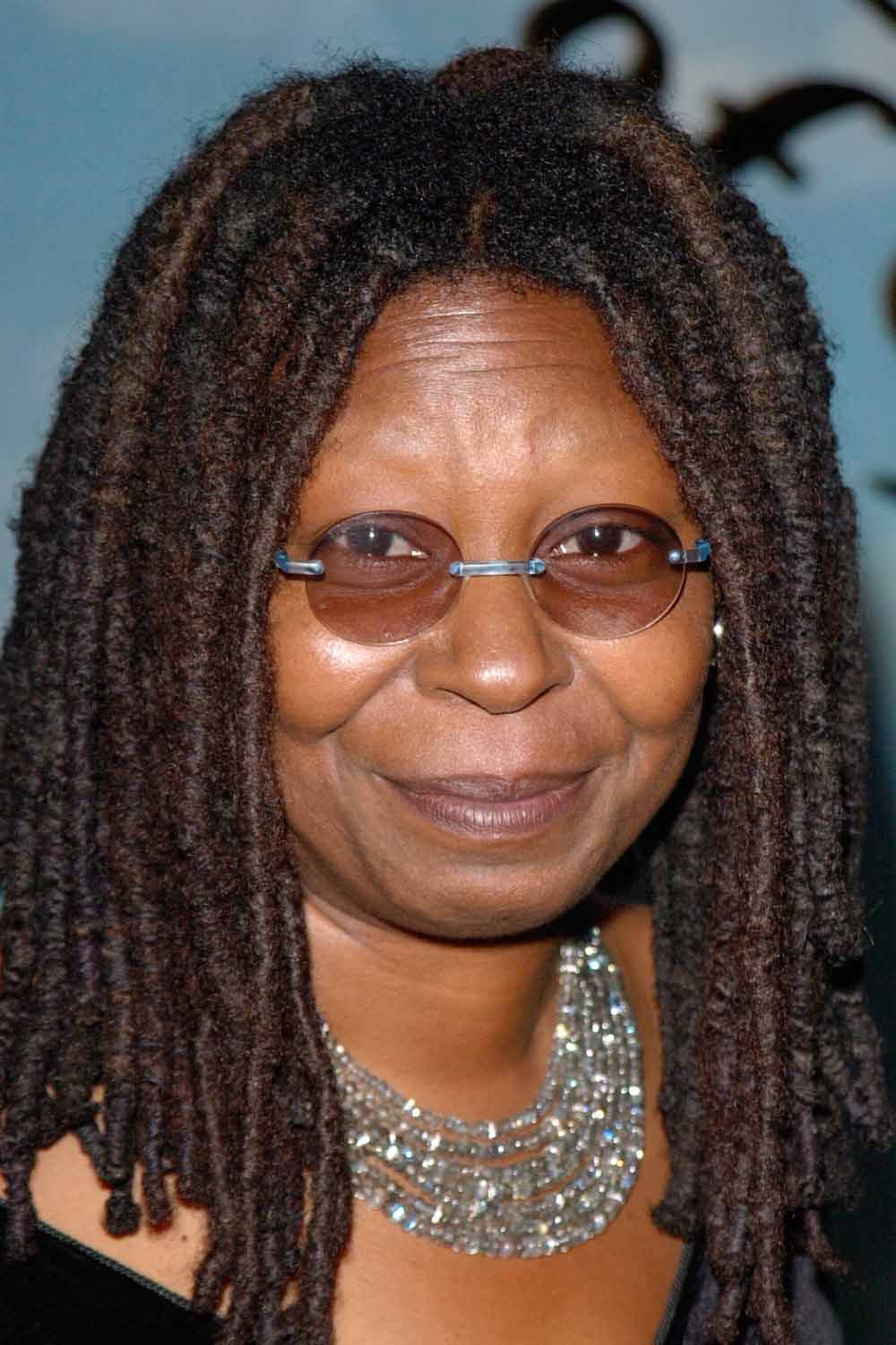 Whoopie Goldberg with Medium Lenght Dreadlocks