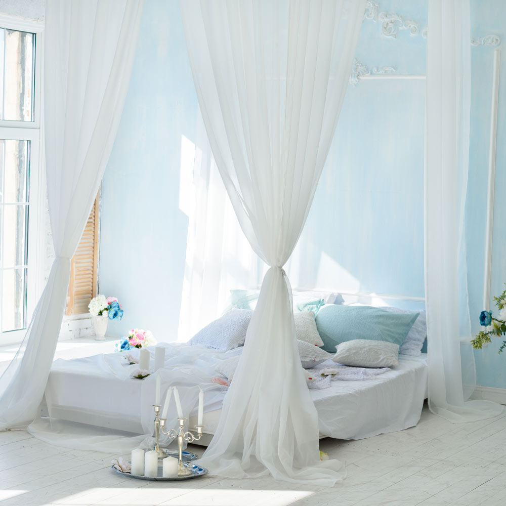 Pastel Blue Bedroom Design