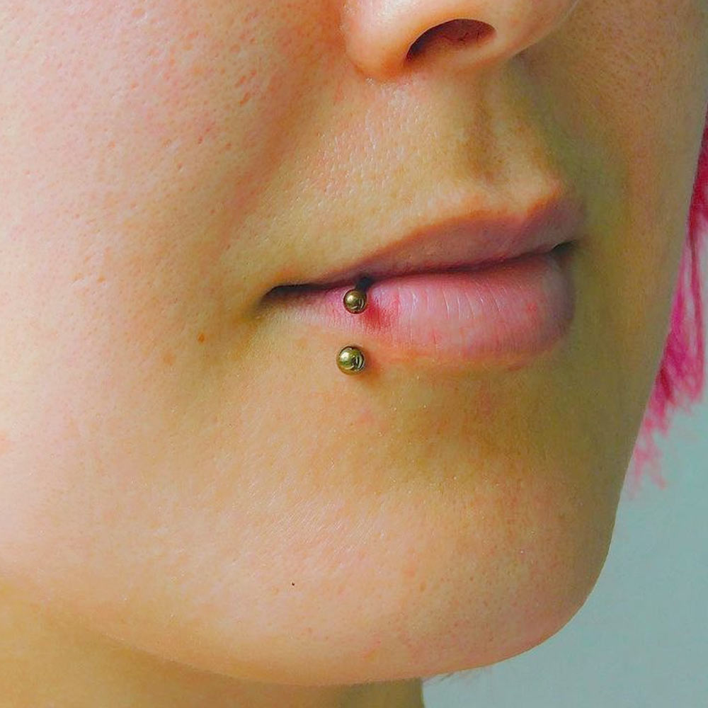 Side Lip Piercing