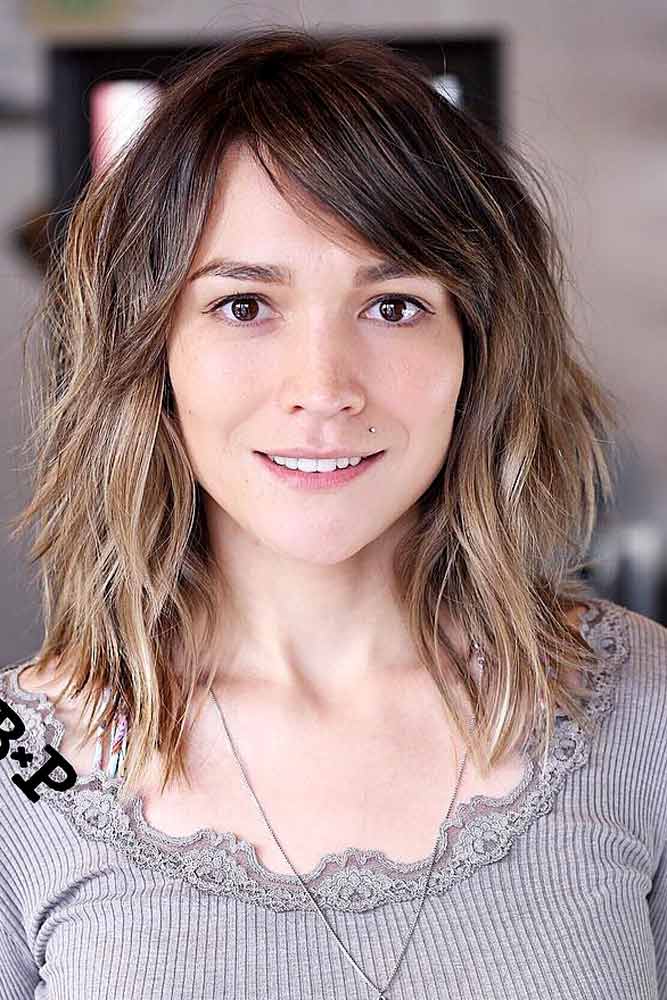 Styling Tips For Medium Hairstyles With Bangs
