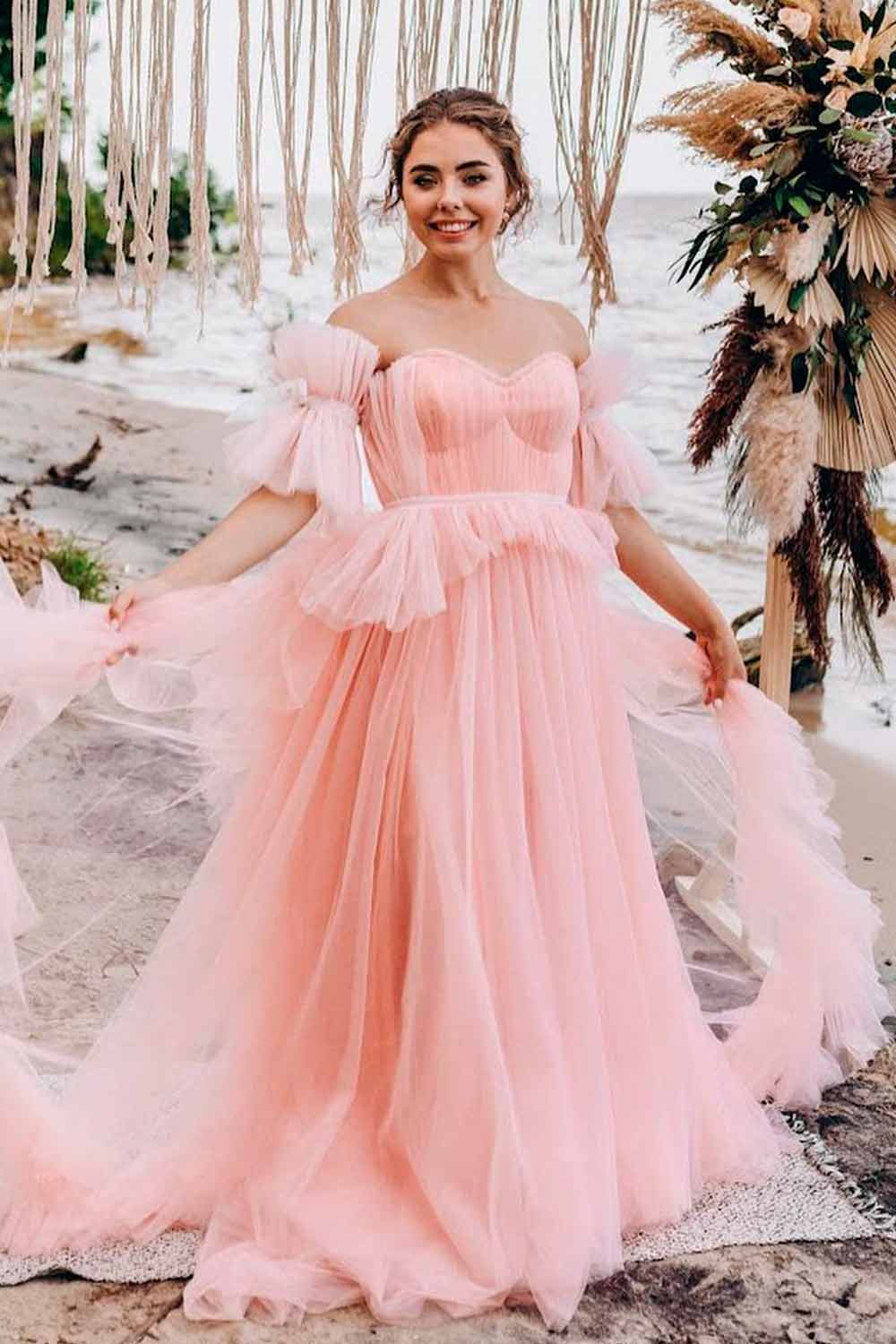 40 Pink Wedding Dress Ideas For Your Big Day - Glaminati