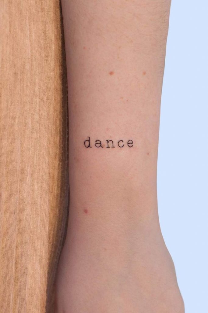 Easy Lettering Tattoo