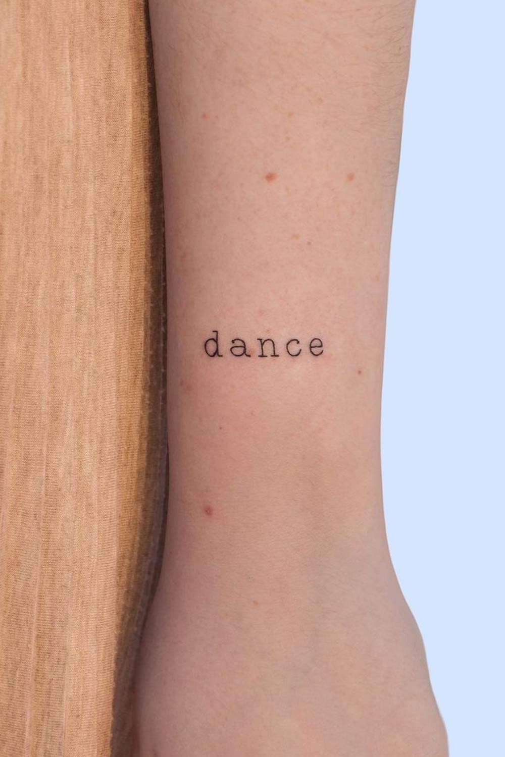 Simple Lettering Temporary Tattoo  In the Heart  neartattoos