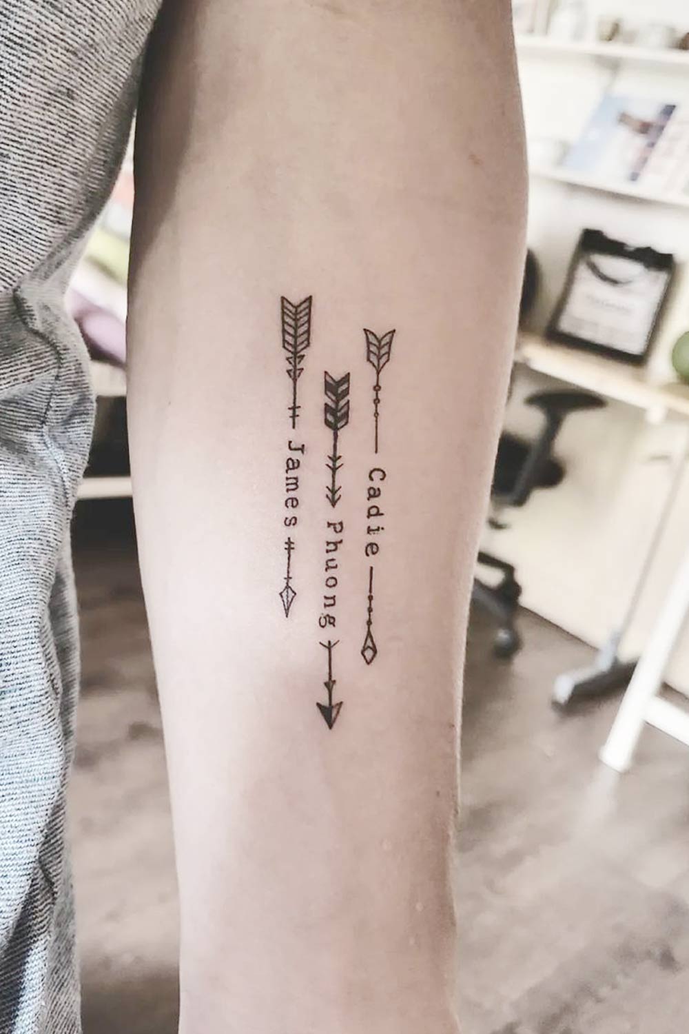 ⭐️ Arrow Tattoo Design Love Wisdom Growth ⭐️ #triangletattoo #tattoo # tattoos #ink #triangle #geometrictattoo #tattooideas #inked… | Instagram