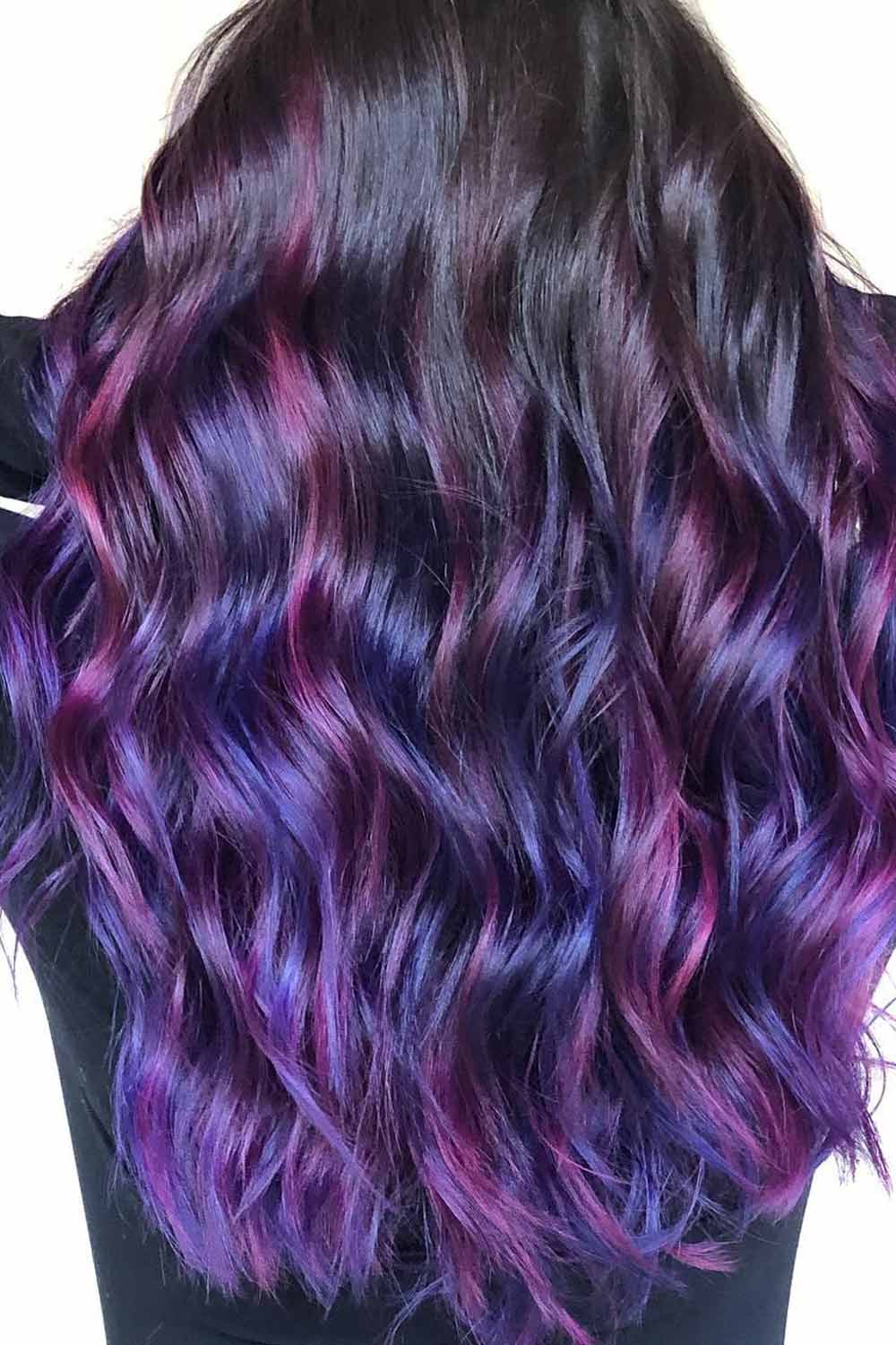 Blue and Purple Hair Trend