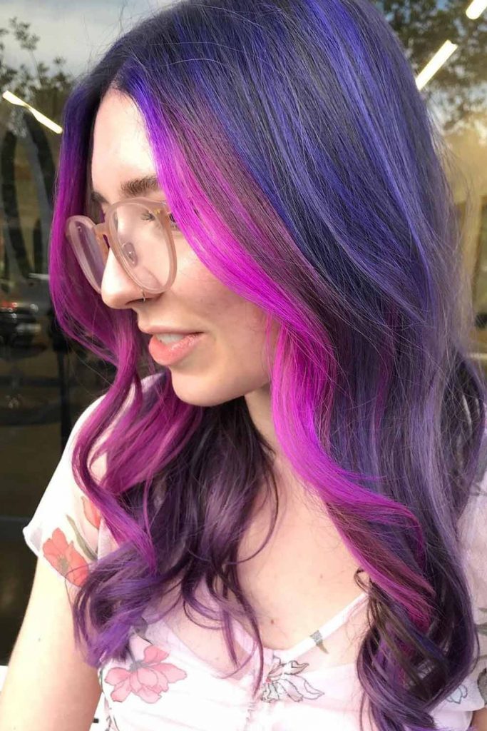 35 Blue And Purple Hair Looks That Will Amaze You