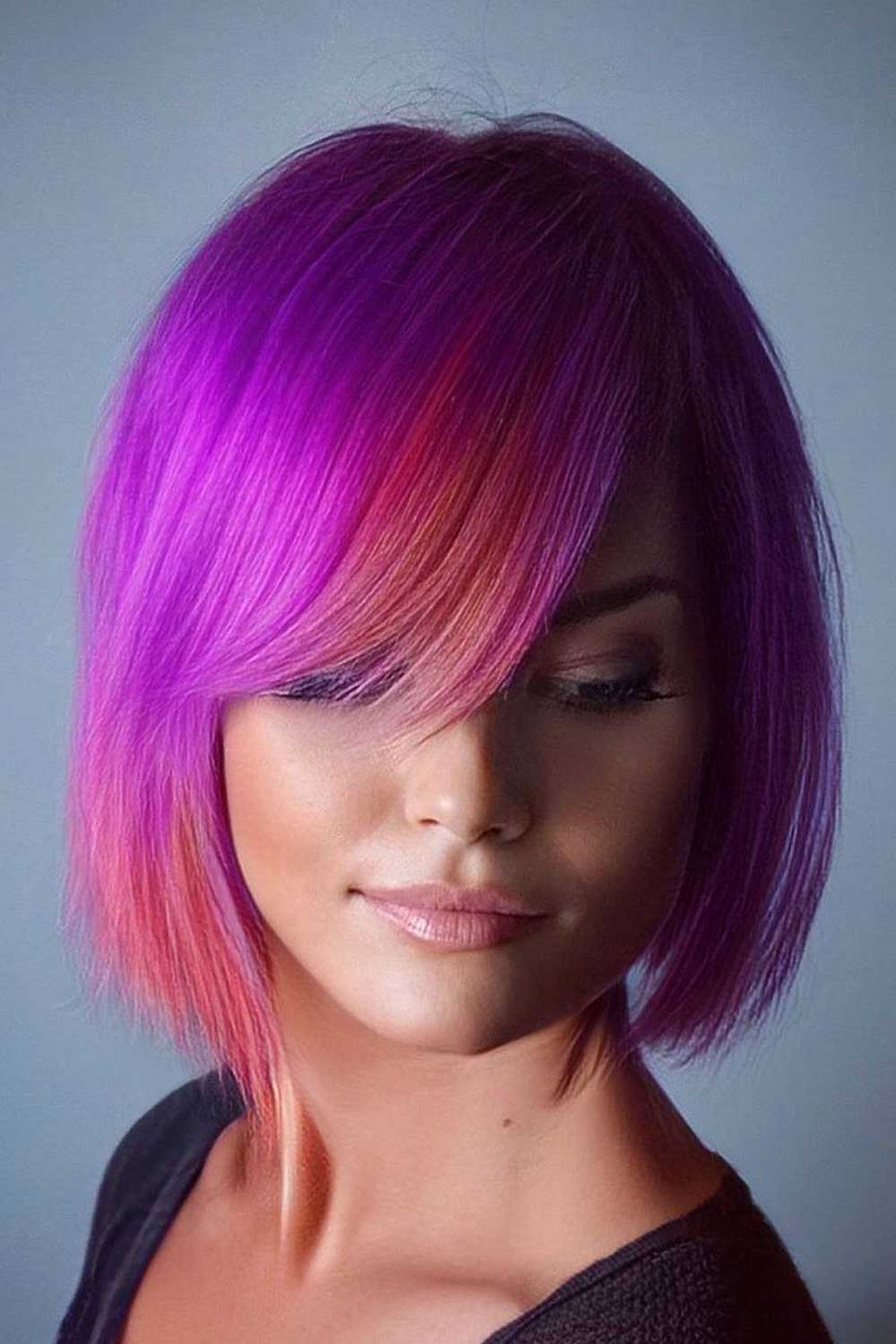 Purple and Red Ombre