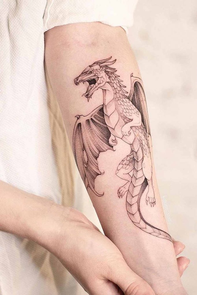 200 Dragon Tattoos That Will Set Your Imagination On Fire