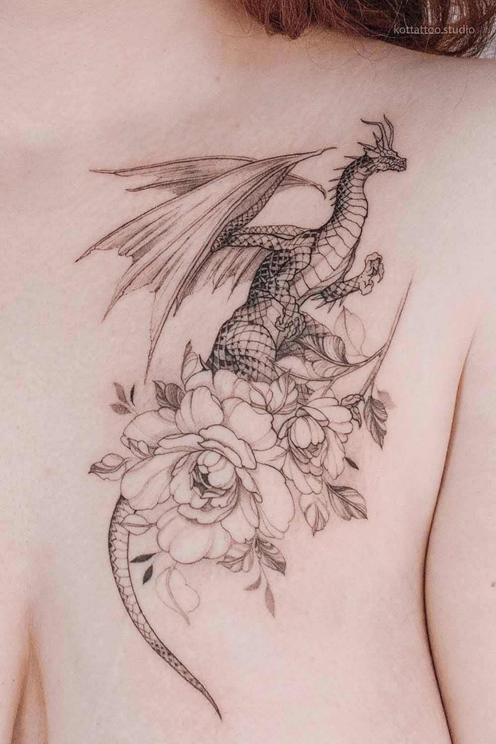 60 Fiery Dragon Tattoos for Women [2023 Inspiration Guide]  Dragon tattoo  for women, Tattoos for women, Dragon tattoo