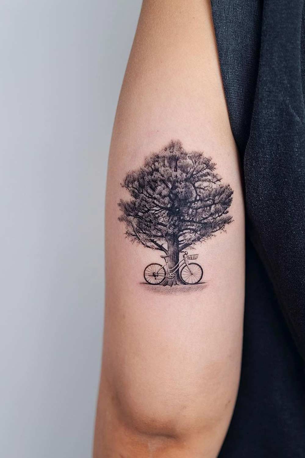 oak tree tattoos forearm