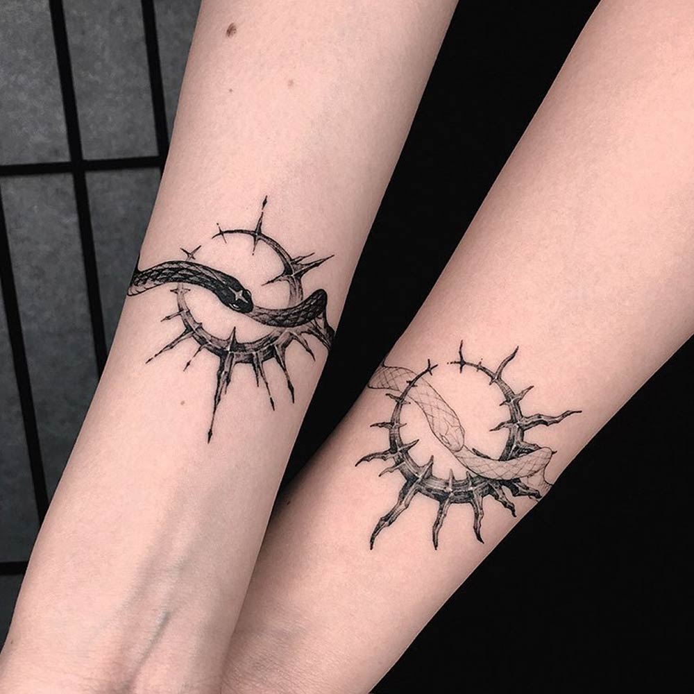 10 Fun Yet Minimal Matching Tattoo Ideas For Best Friends | Preview.ph