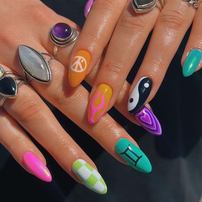 Zodiac Sing Nails