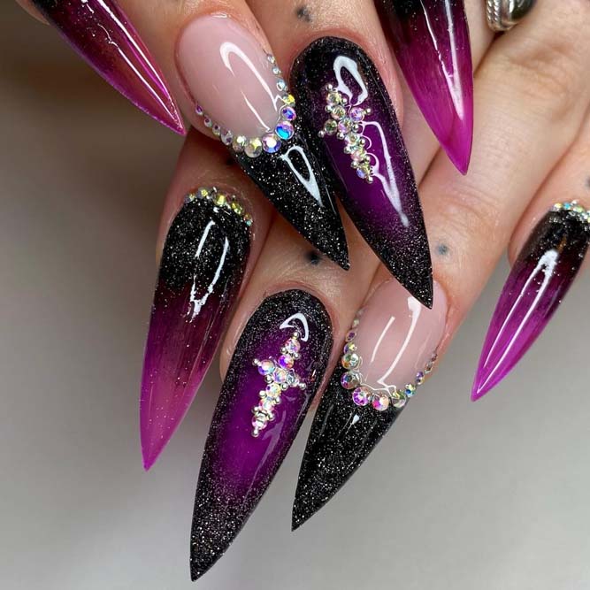 Gothic Birthday Nail Designs