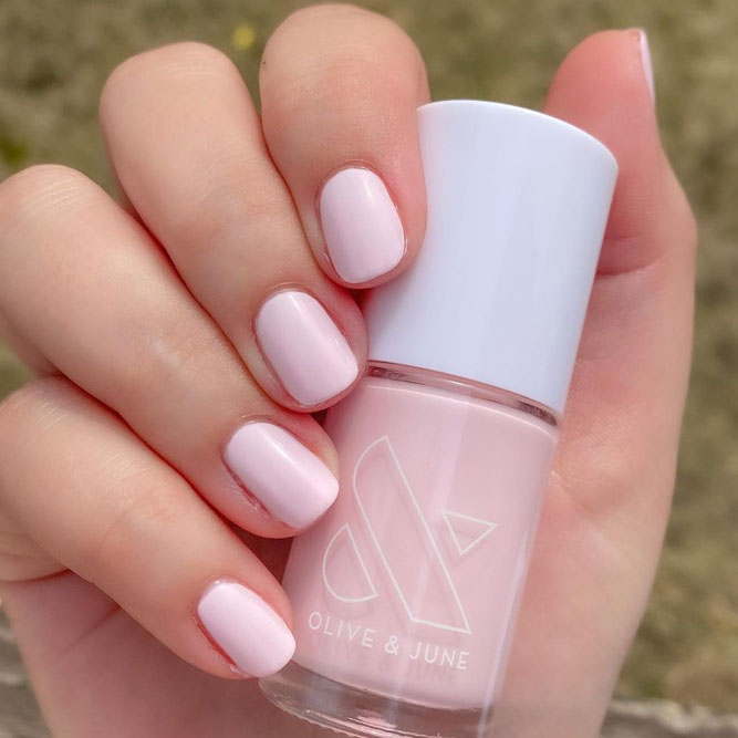 Blush Nails For Fall