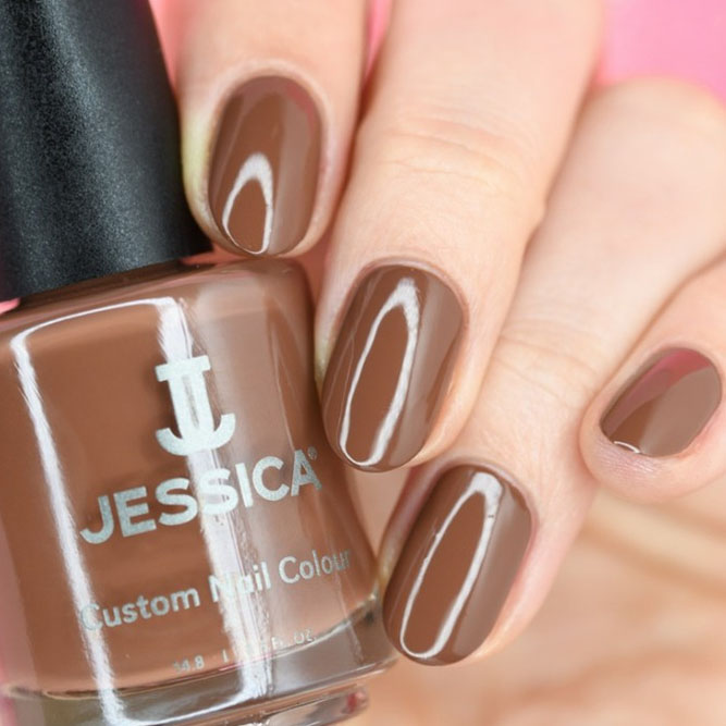 Brown Creme Polish For Fall