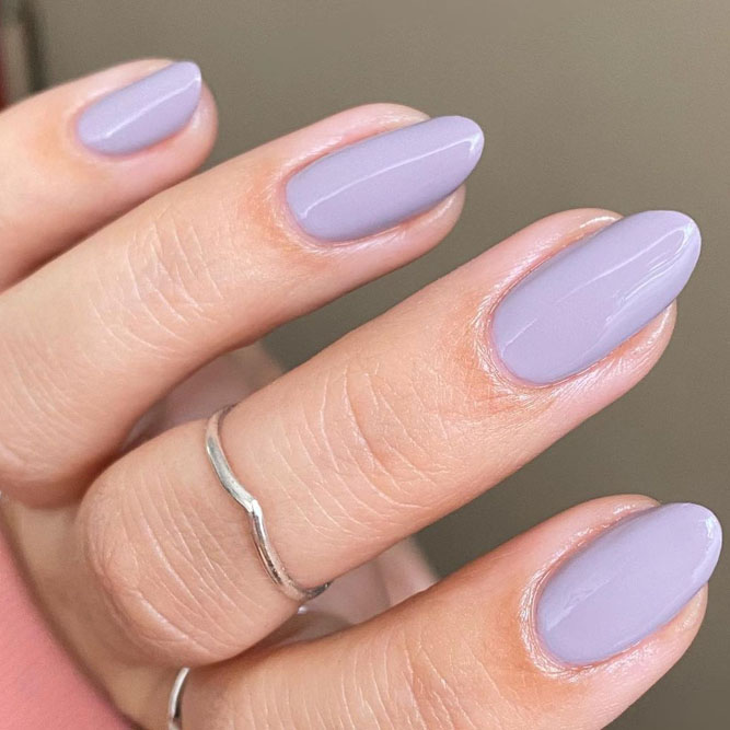 Smokey Lilac Fall Nail Color