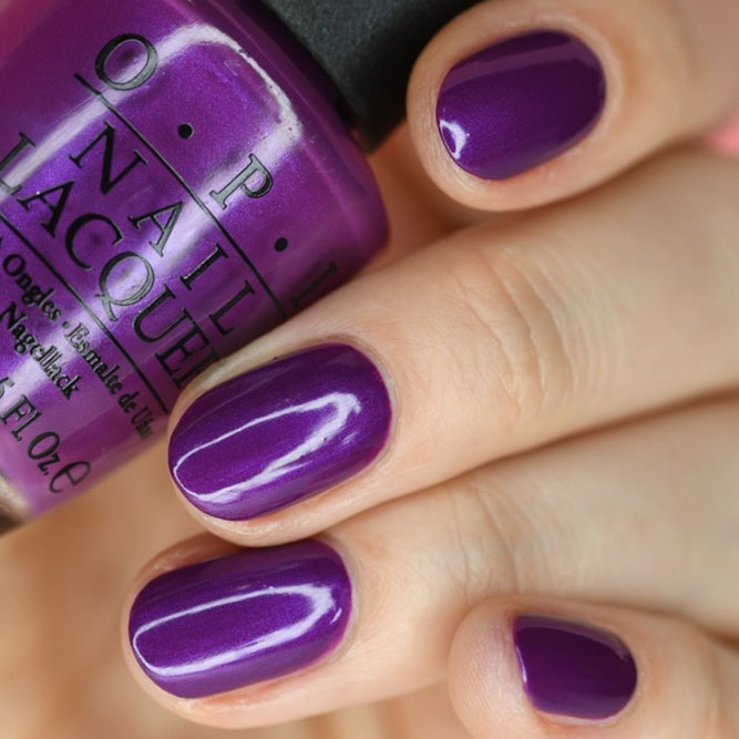 Plum Fall Nail Polish