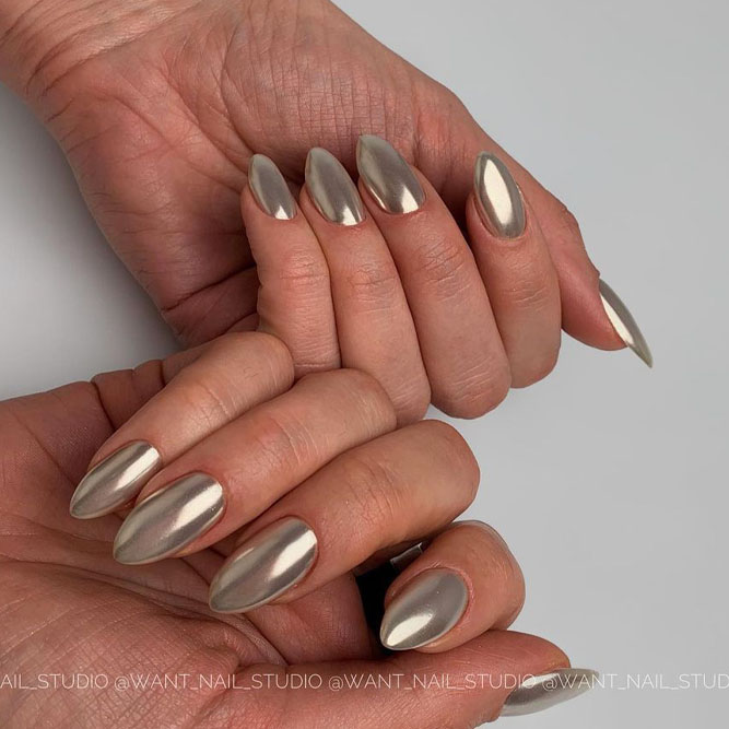 Chrome Fall Nails