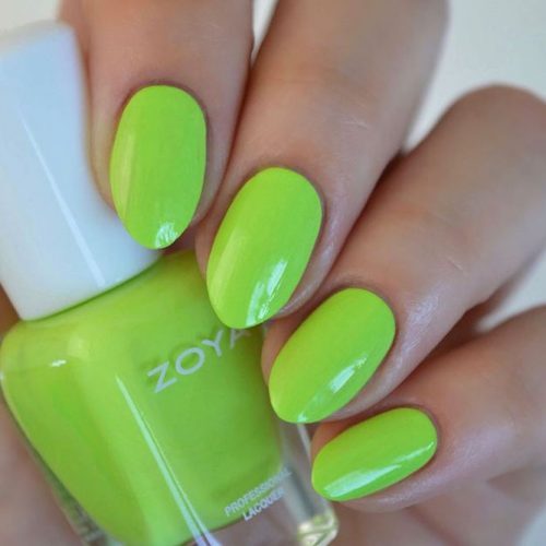 Lime Green Nail Color