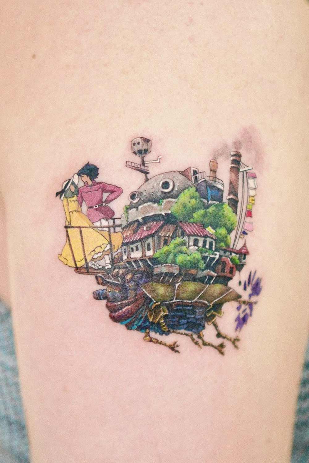 Howl's Moving Castle Theme Tattoo Ideas